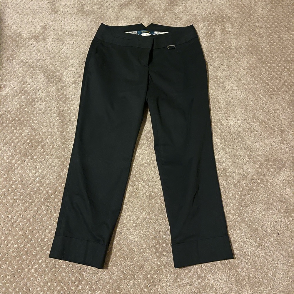 Anthropologie Cartonnier Black Crop Pants
